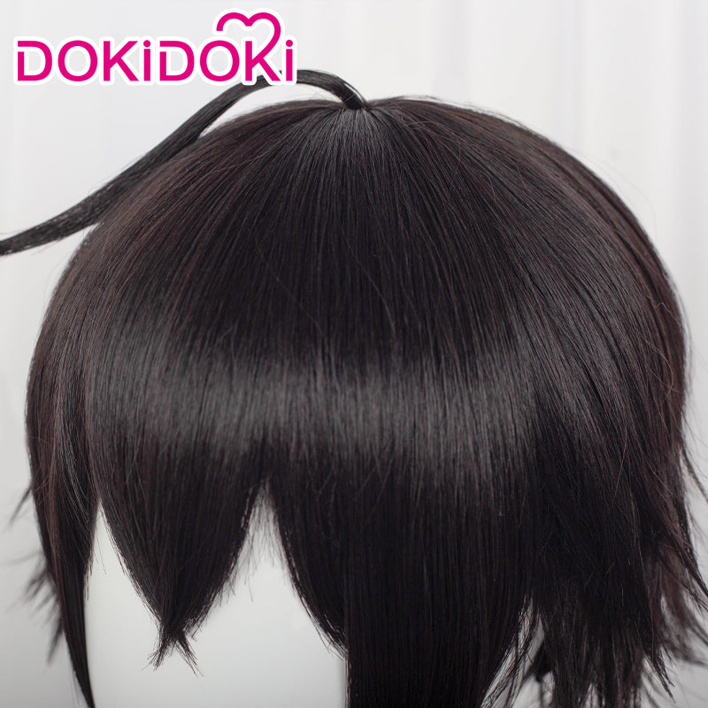 DokiDoki Anime The Case Study of Vanitas Cosplay Vanitas Cosplay Wig / Earrings Vanitas no Carte long Black Wig Men - Image 6