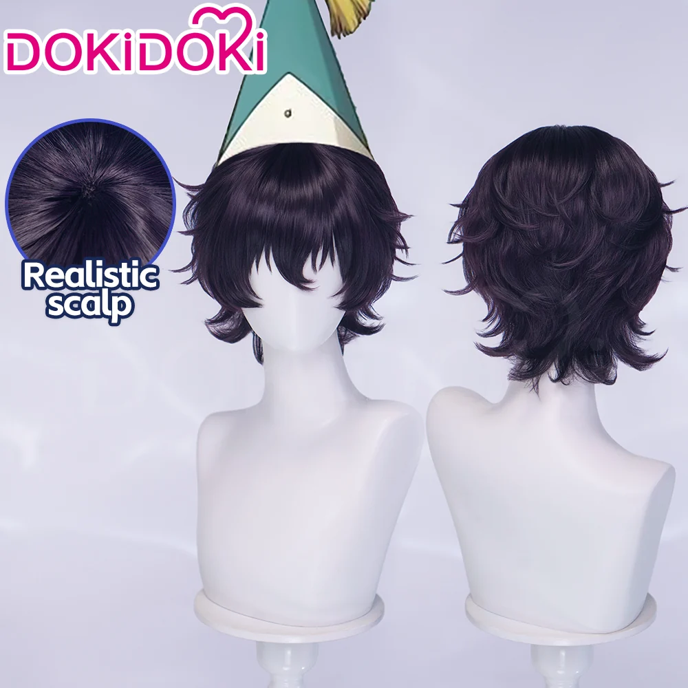 【Anime Ver Ready For Ship】DokiDoki Manga Anime Witch Hat Atelier Cosplay Agate Agott Wig Short Curly Hair - Image 7