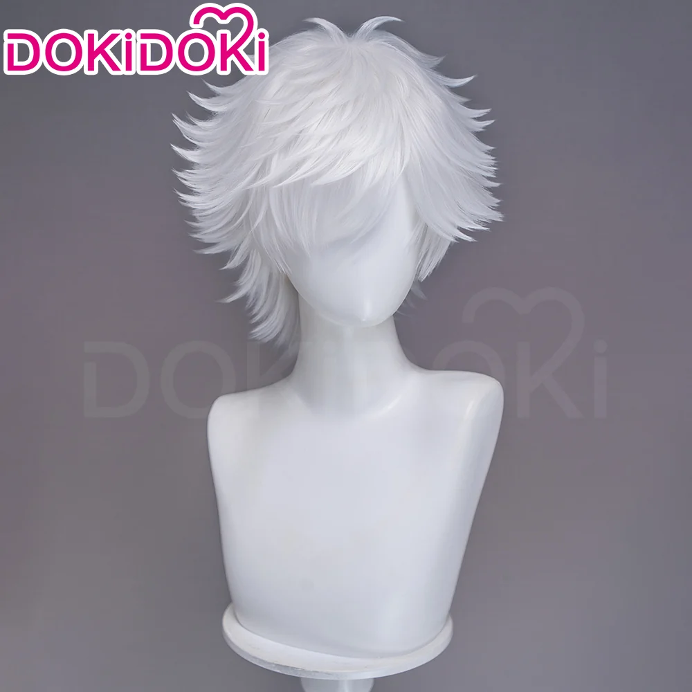 【Ready For Ship】DokiDoki Manga Witch Hat Atelier Cosplay Qifrey Wig Short White Hair - Image 4