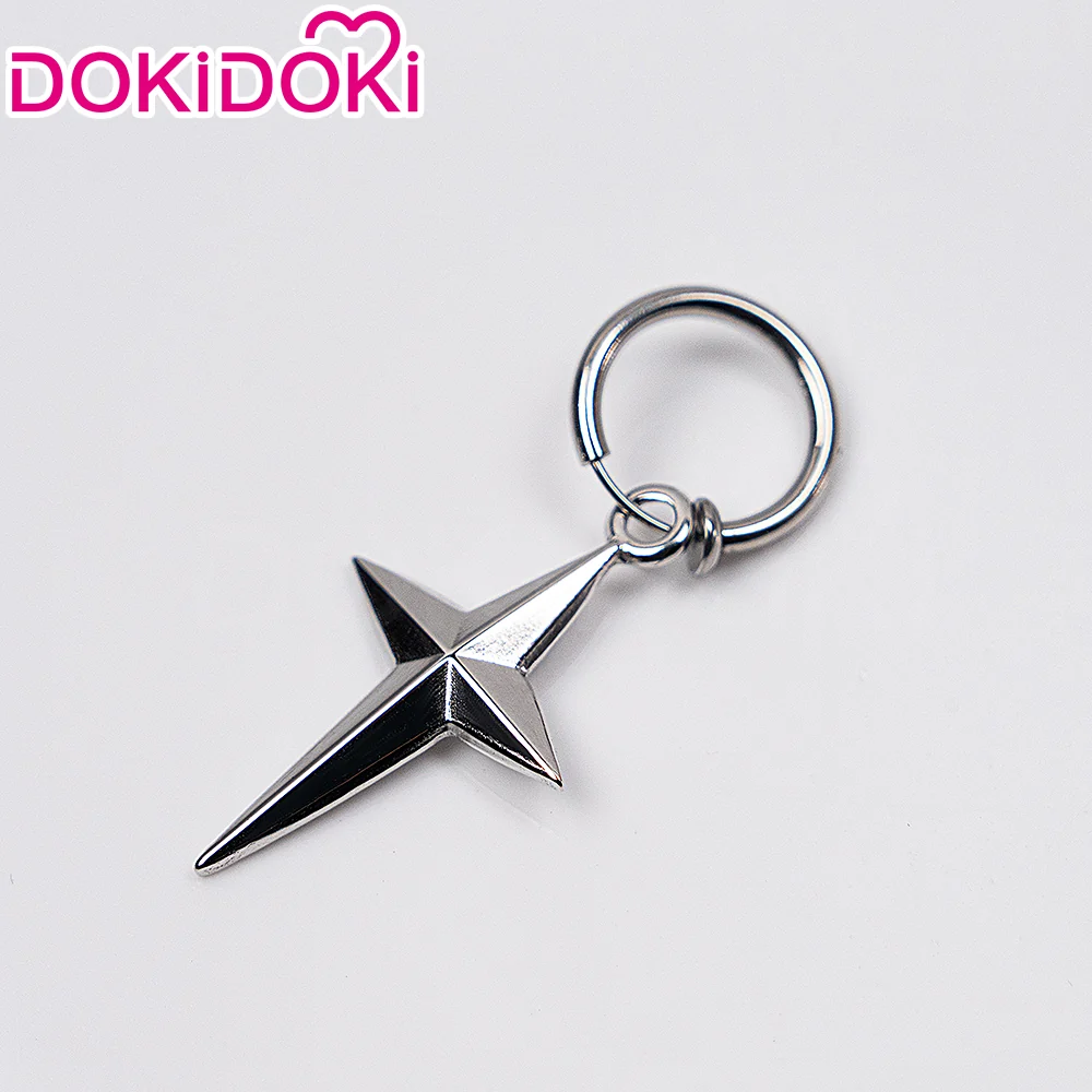 【Ready For Ship】【Last Batch】DokiDoki Movie Anime Cosplay Men Wig / Tattoo / Ear Clips / Earrings / Glasses Short Black Hair - Image 24