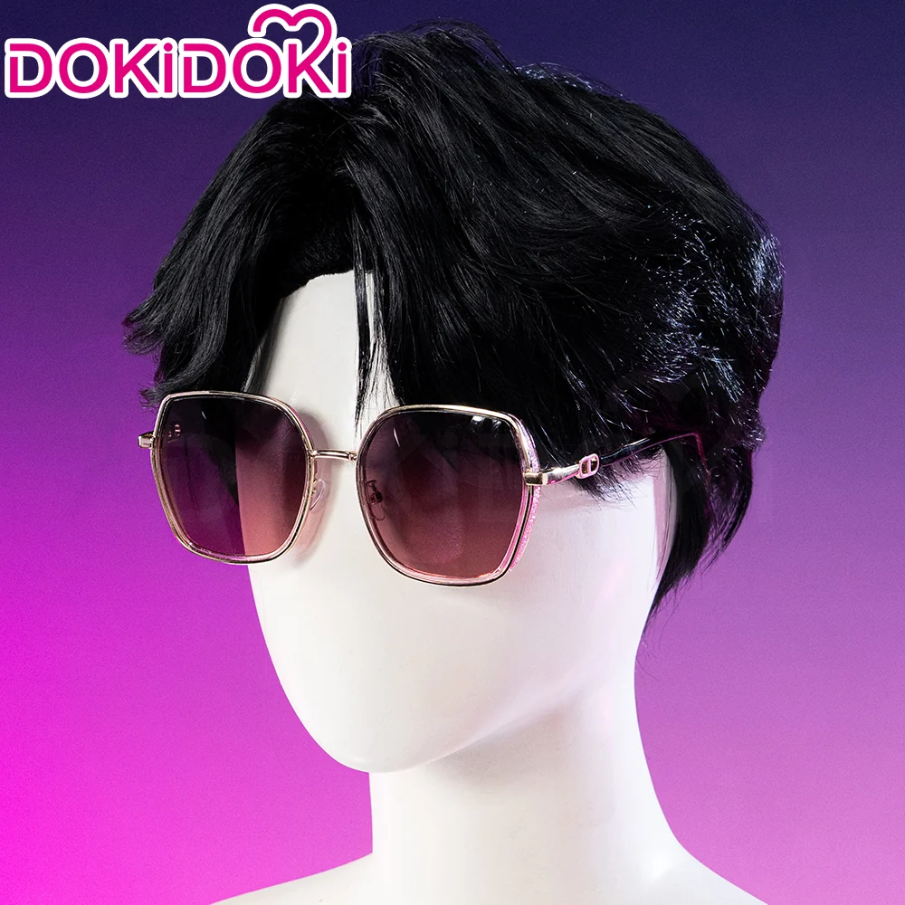 【Ready For Ship】【Last Batch】DokiDoki Movie Anime Cosplay Men Wig / Tattoo / Ear Clips / Earrings / Glasses Short Black Hair - Image 30