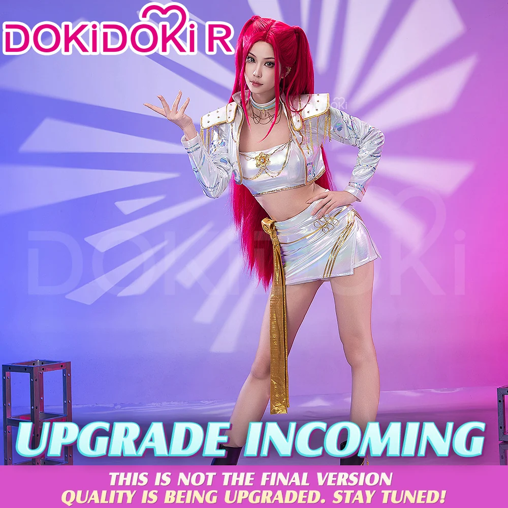 【Ready For Ship】【Size XS-3XL】【Last Batch】DokiDoki-R Movie Anime KPOP KILLER Cosplay Costume WHITE SERIES - Image 3