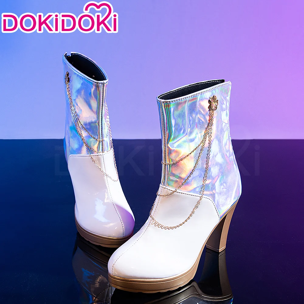 DokiDoki Movie Anime KPOP KILLER Cosplay White Shoes  GOLD  SERIES / WHITE SERIES - Image 7