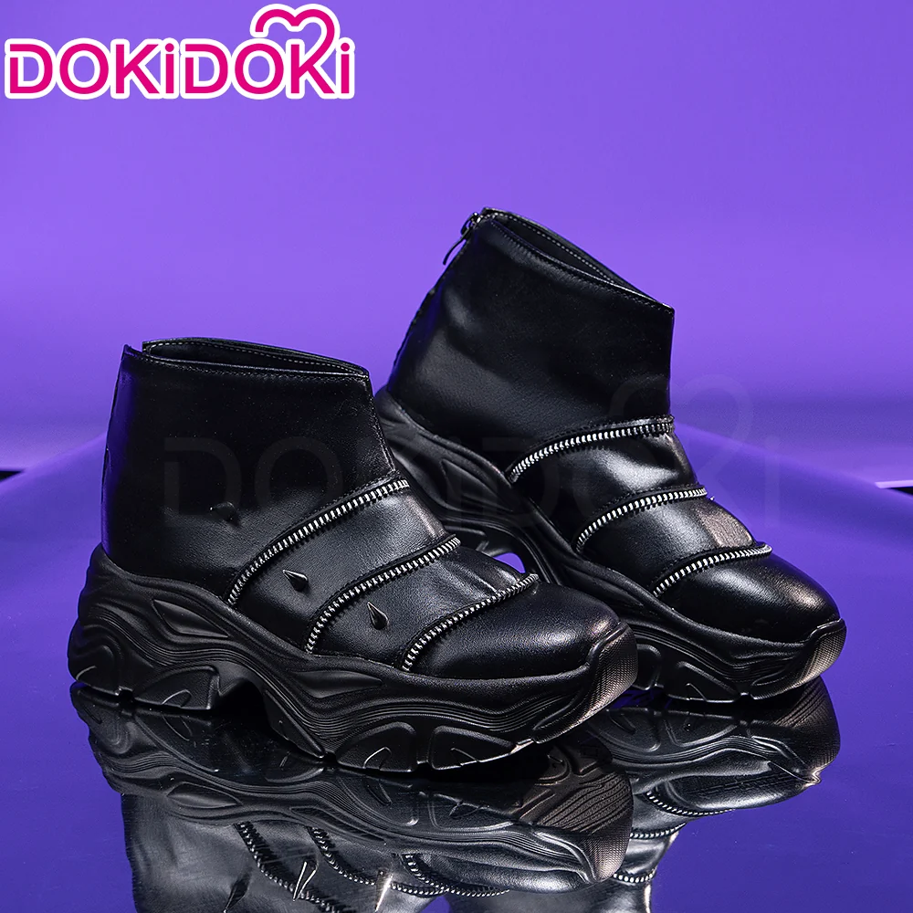 DokiDoki Movie Anime KPOP KILLER Cosplay Black Battle Suit BATTLE  SERIE Shoes - Image 12
