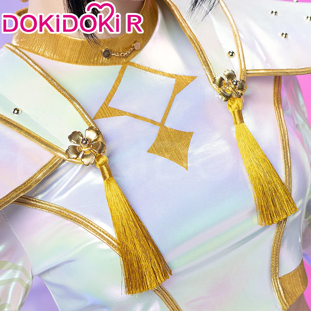 【Ready For Ship】【Size XS-3XL】【Last Batch】DokiDoki-R Movie Anime KPOP KILLER Cosplay Costume WHITE SERIES - Image 7