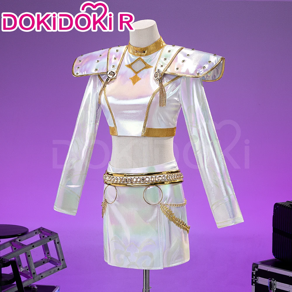 【Ready For Ship】【Size XS-3XL】【Last Batch】DokiDoki-R Movie Anime KPOP KILLER Cosplay Costume WHITE SERIES - Image 9