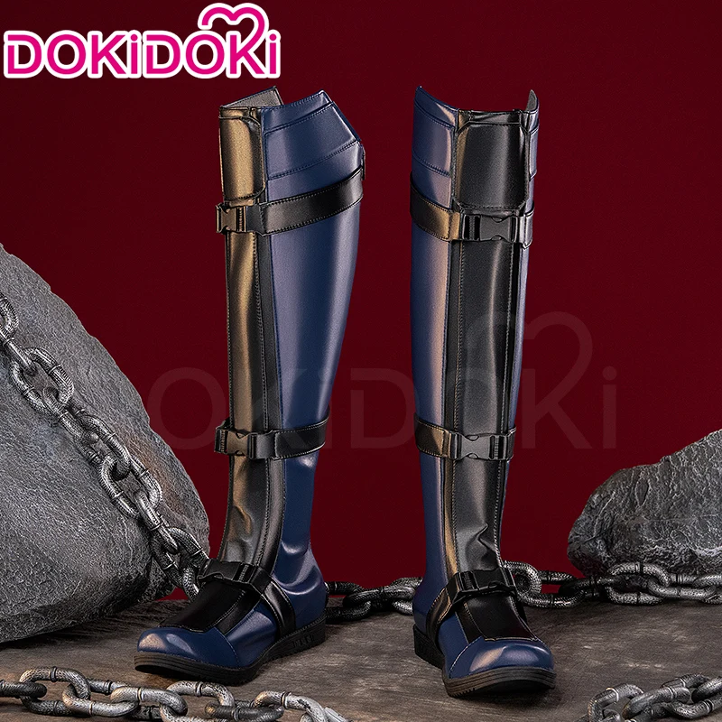 Dokidoki Movie Cosplay Black Yellow Man Shoes
