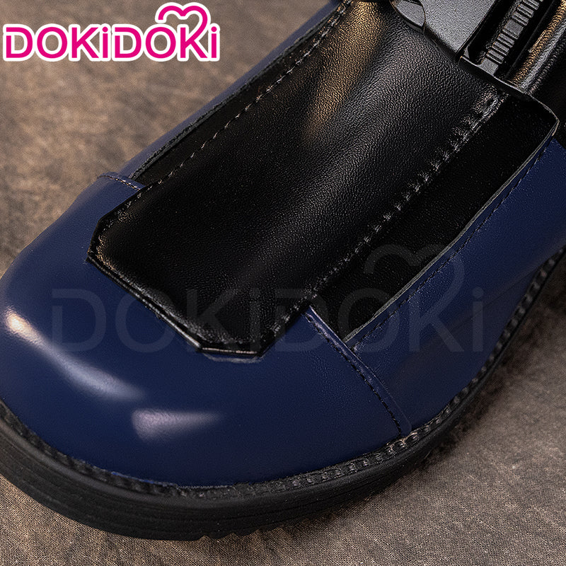 Dokidoki Movie Cosplay Black Yellow Man Shoes - Image 4