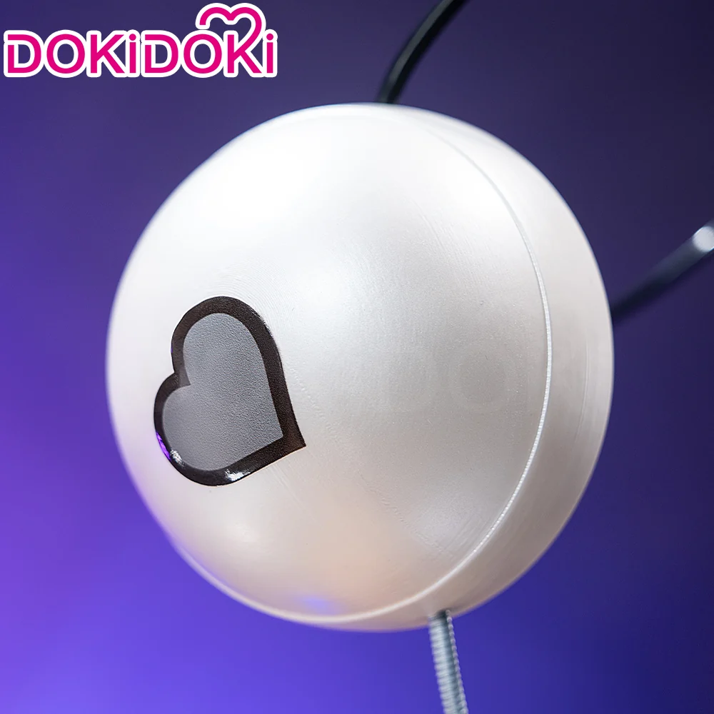 DokiDoki Music Project Cosplay Zombie Idol Prop White Pink Headphone / Mask - Image 4