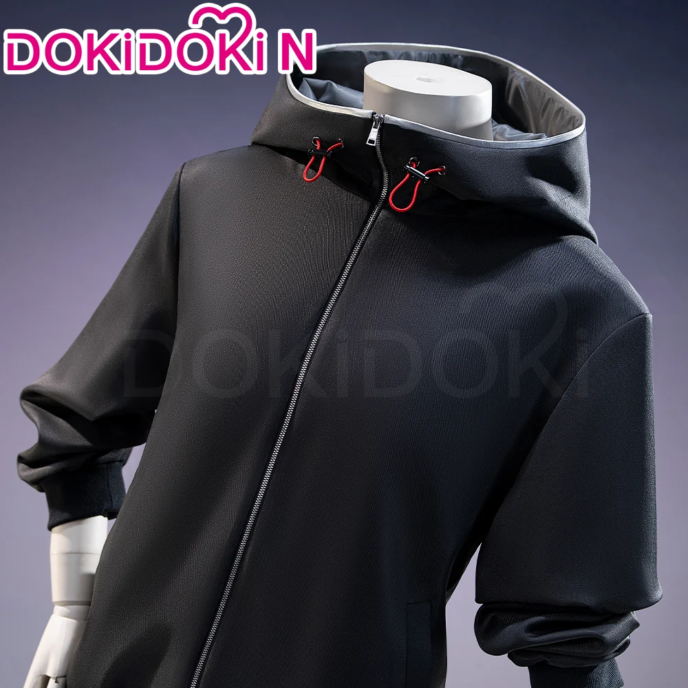 【Ready For Ship】【Size S-3XL】Dokidoki-N Anime Cosplay Costume Black Hoodie Set Casual Wear - Image 3
