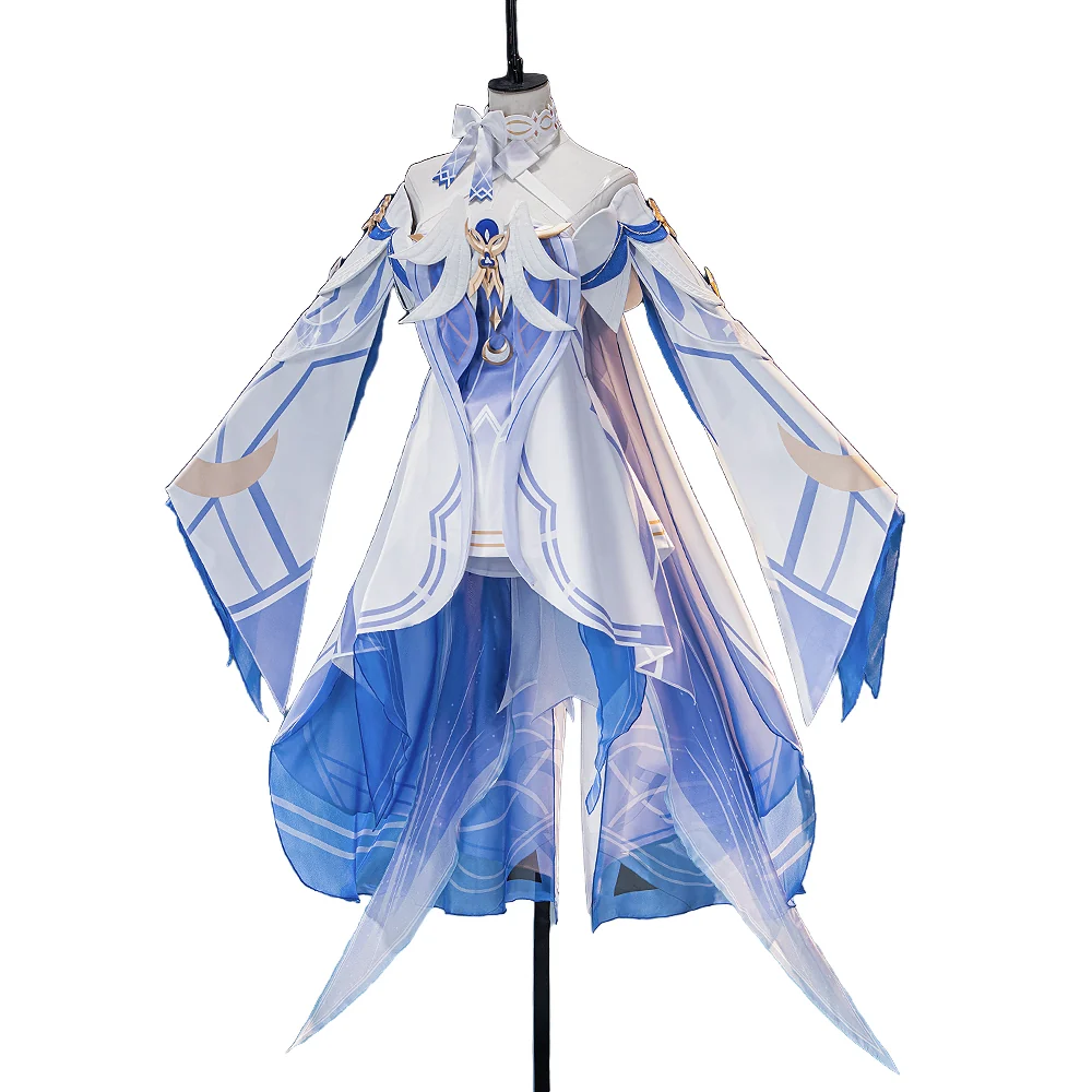 【Ready For Ship】【Size XS-3XL】DokiDoki-N Game Genshin Impact Cosplay Columbina Costume Moon Maiden Song of the Welkin Moon NodKrai Nod Krai - Image 5