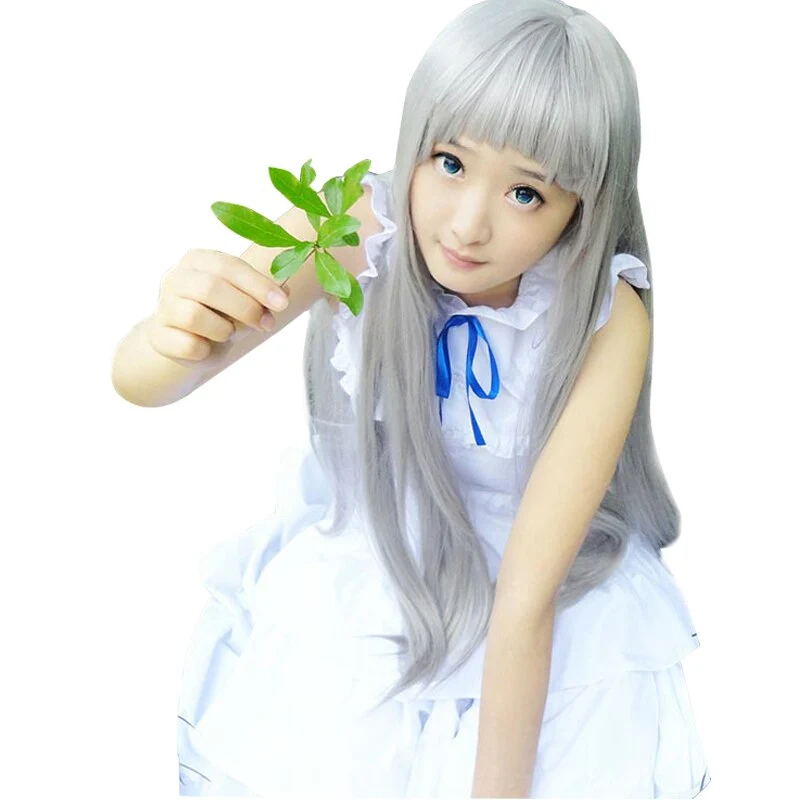DokiDoki-R Anime Anohana Cosplay Honma Meiko Women Costume - Image 5
