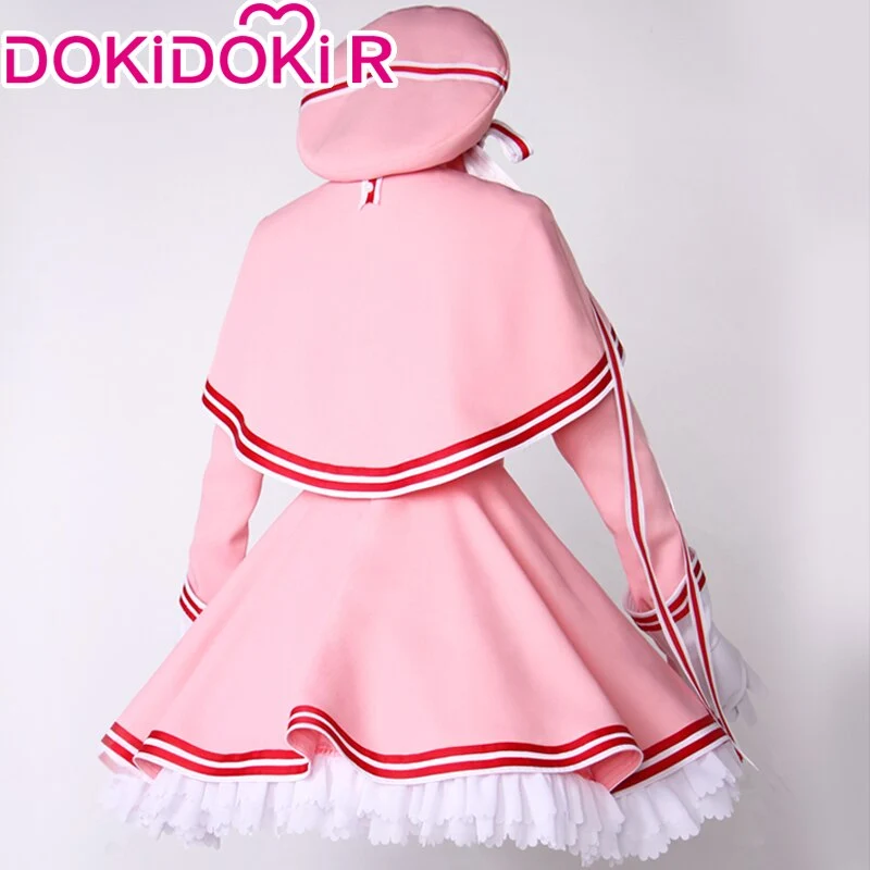 DokiDoki-R Anime Card Captor Sakura Cosplay Kinomoto Sakura Costume Pink Battle Suit Cardcaptor Sakura - Image 3