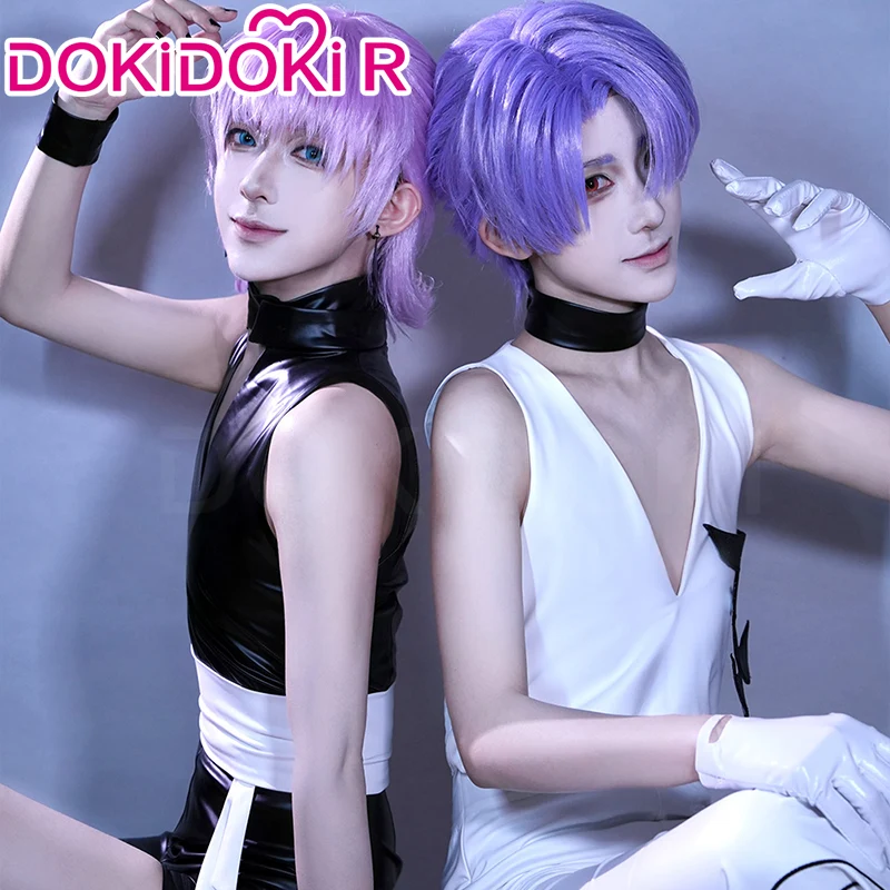 DokiDoki-R Anime Cosplay Black / White Costume - Image 10