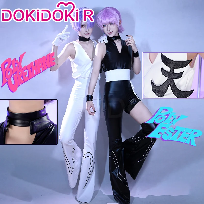 DokiDoki-R Anime Cosplay Black / White Costume - Image 7