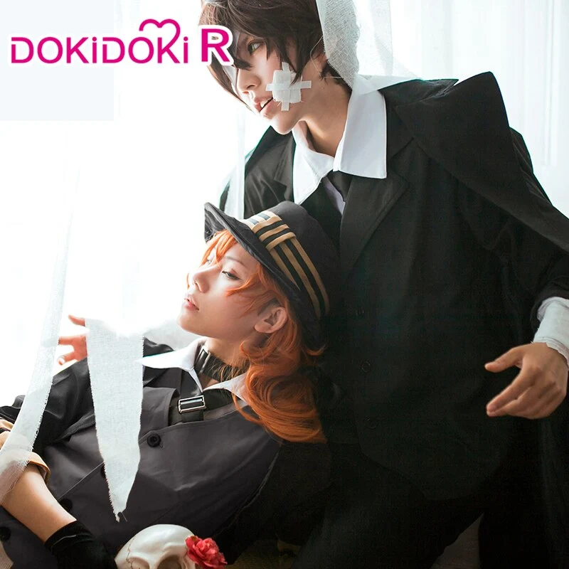 DokiDoki-R Anime Cosplay Cosplay Costume Black Suit - Image 5