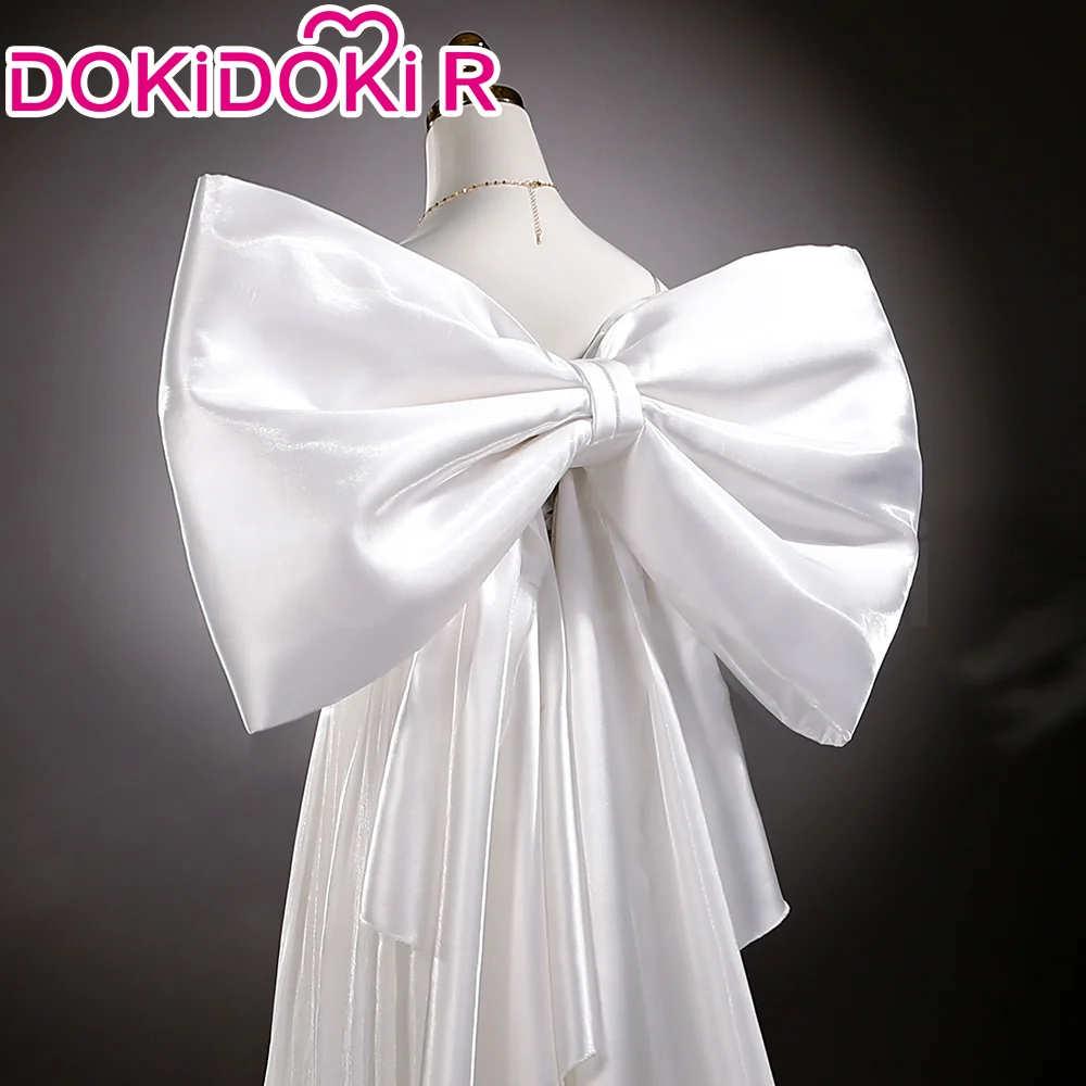 【Partially Ready For Ship】【Size XS-3XL】DokiDoki-R Anime Cosplay Costume White Princess Dress - Image 5