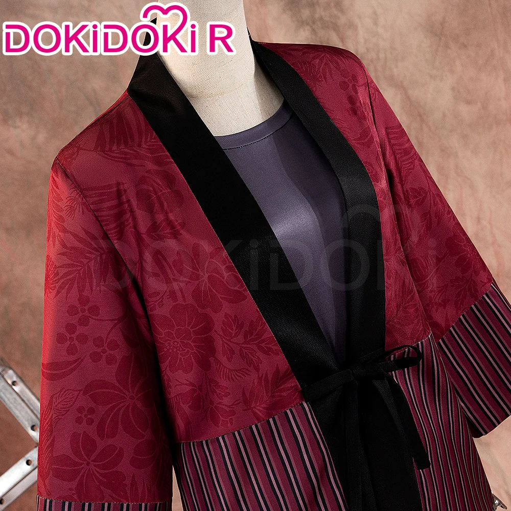 DokiDoki-R Anime DDD Cosplay Deep Red Costume Female - Image 4