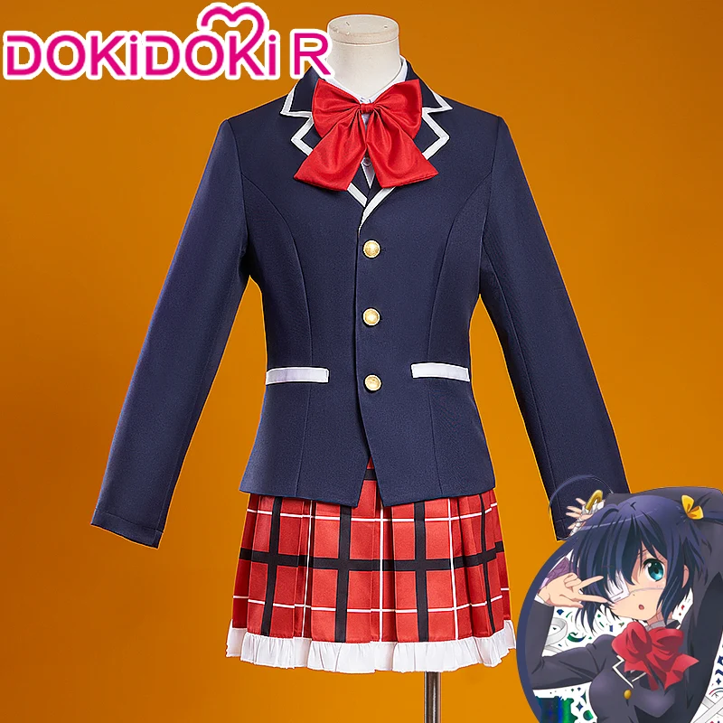 【In Stock】DokiDoki-R Anime Rikka Takanashi -Chuunibyou demo Koi ga Shitai Cosplay Costume Uniform