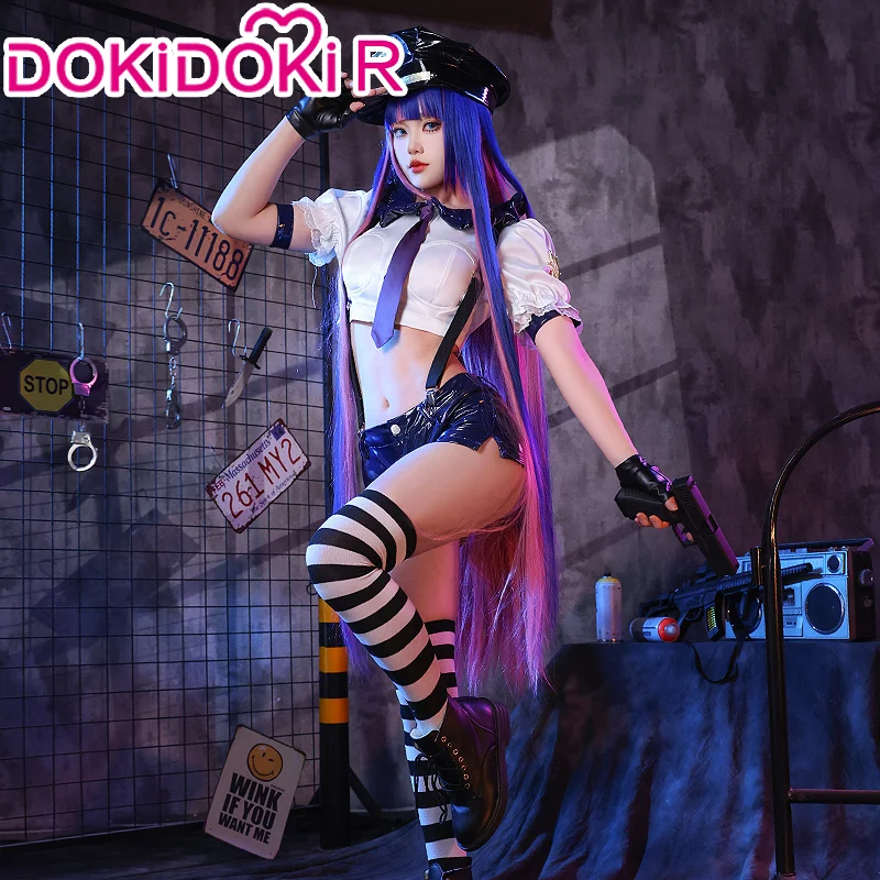 【In Stock】DokiDoki-R Anime  Cosplay  Costume Angel Police Uniform - Image 5