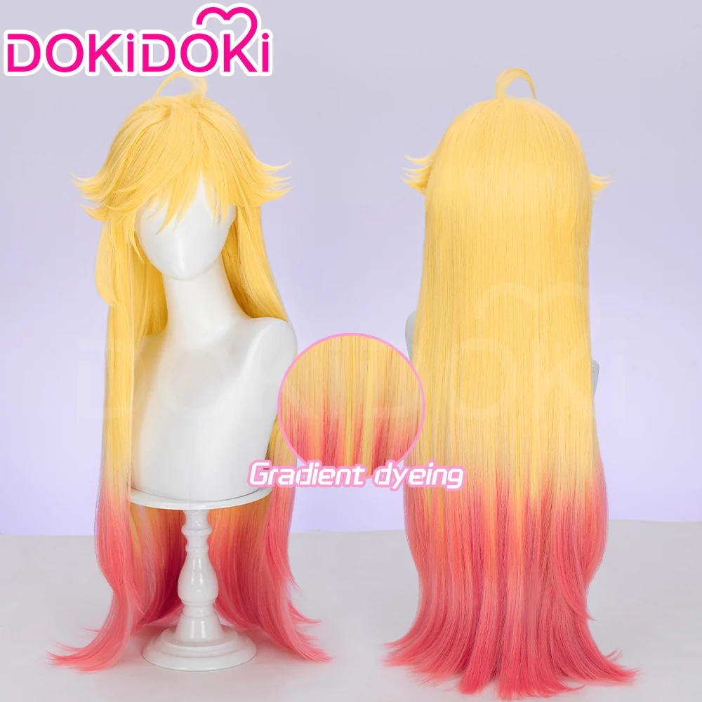 【Partially Ready For Ship】DokiDoki Anime Cosplay  Cosplay Wig Long Yellow Hair / Earrings - Image 13