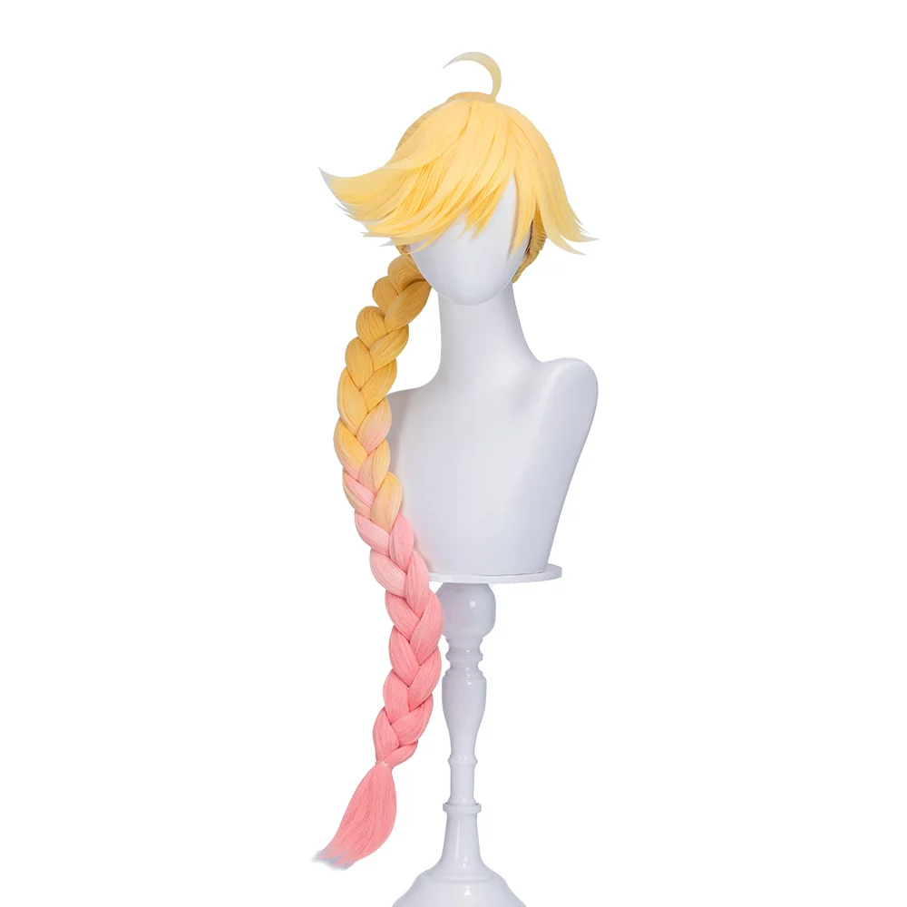 【Partially Ready For Ship】DokiDoki Anime Cosplay  Cosplay Wig Long Yellow Hair / Earrings - Image 23