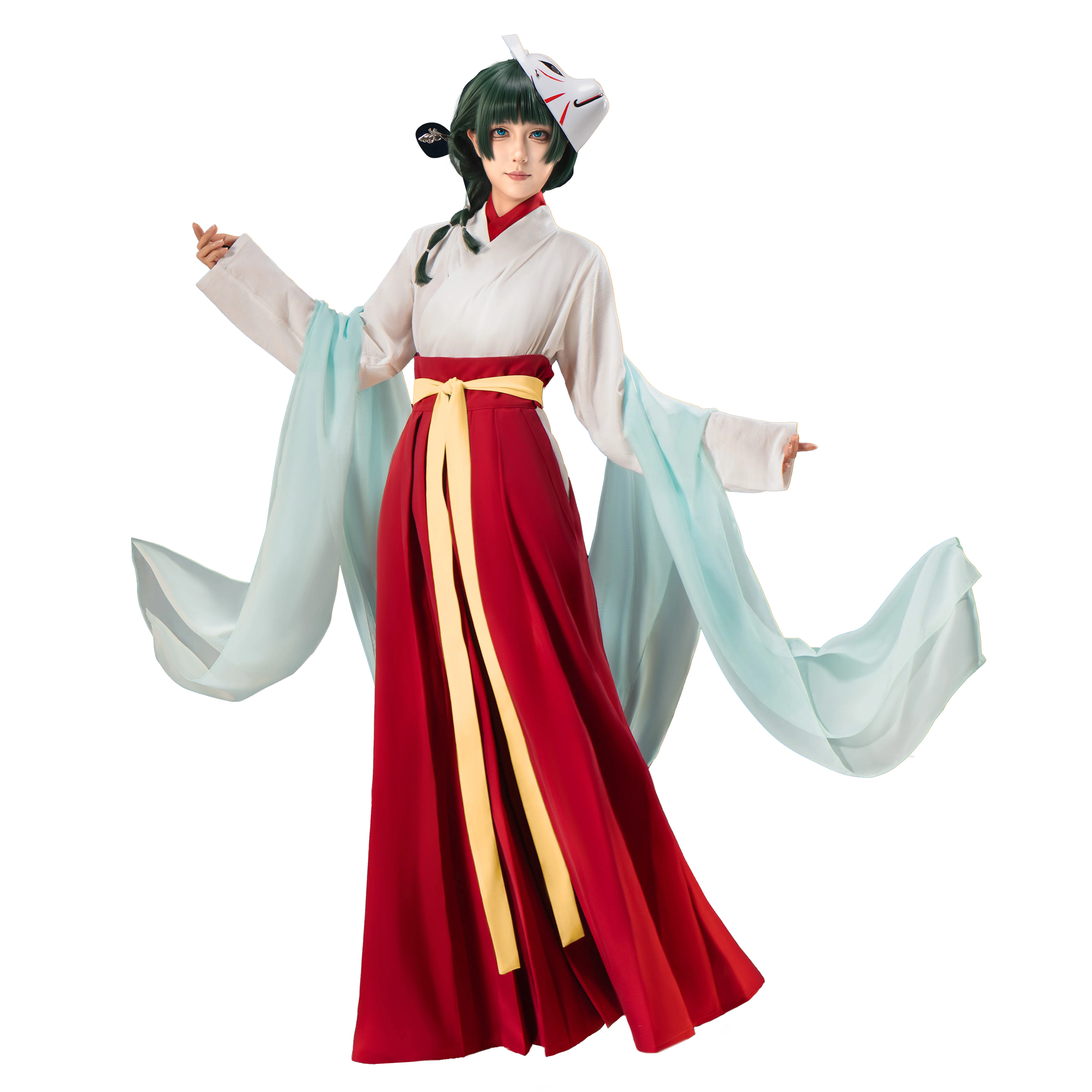 【Ready For Ship】DokiDoki-R Anime The Apothecary Diaries Cosplay Maomao Festival  Dress Costume Mao Mao - Image 6