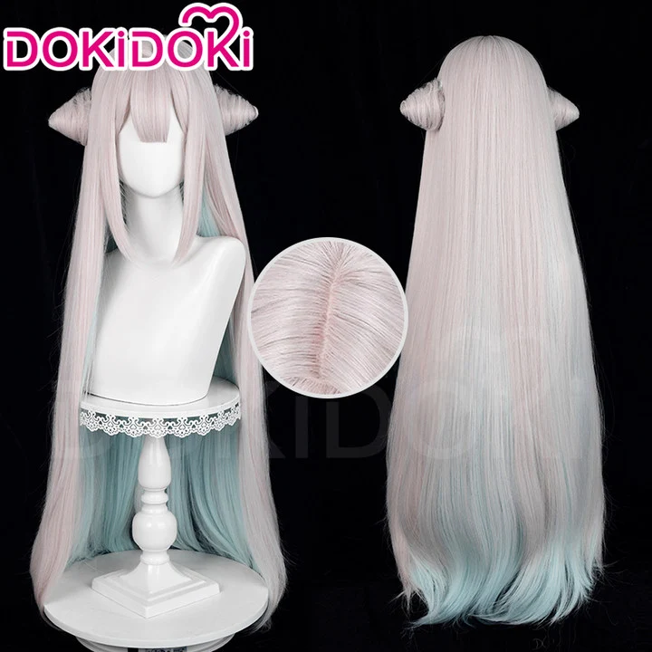 【Wig Ready For Ship】【In Stock】DokiDoki-R Anime The Magical Girl and the Evil Lieutenant Used to Be Archenemies Cosplay Mimori Byakuya Costume Glass Happiness - Image 6