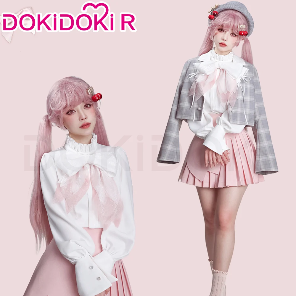 DokiDoki-R Cosplay Cosplay Costume Hanami Sakura Pink Suit - Image 2
