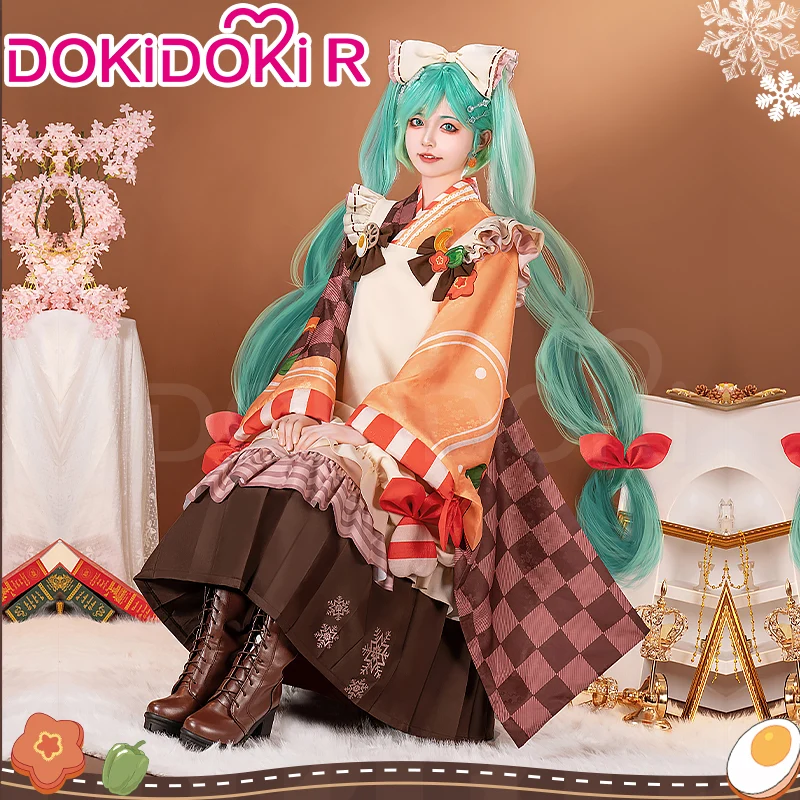 DokiDoki-R Cosplay Cosplay Costume Snow 2024 Cute Brown - Image 2