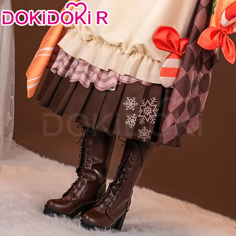 DokiDoki-R Cosplay Cosplay Costume Snow 2024 Cute Brown - Image 5