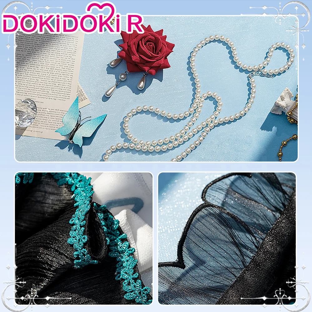DokiDoki-R Cosplay Costume Swallowtail Butterfly Doujin Blue Morpho Butterfly - Image 4
