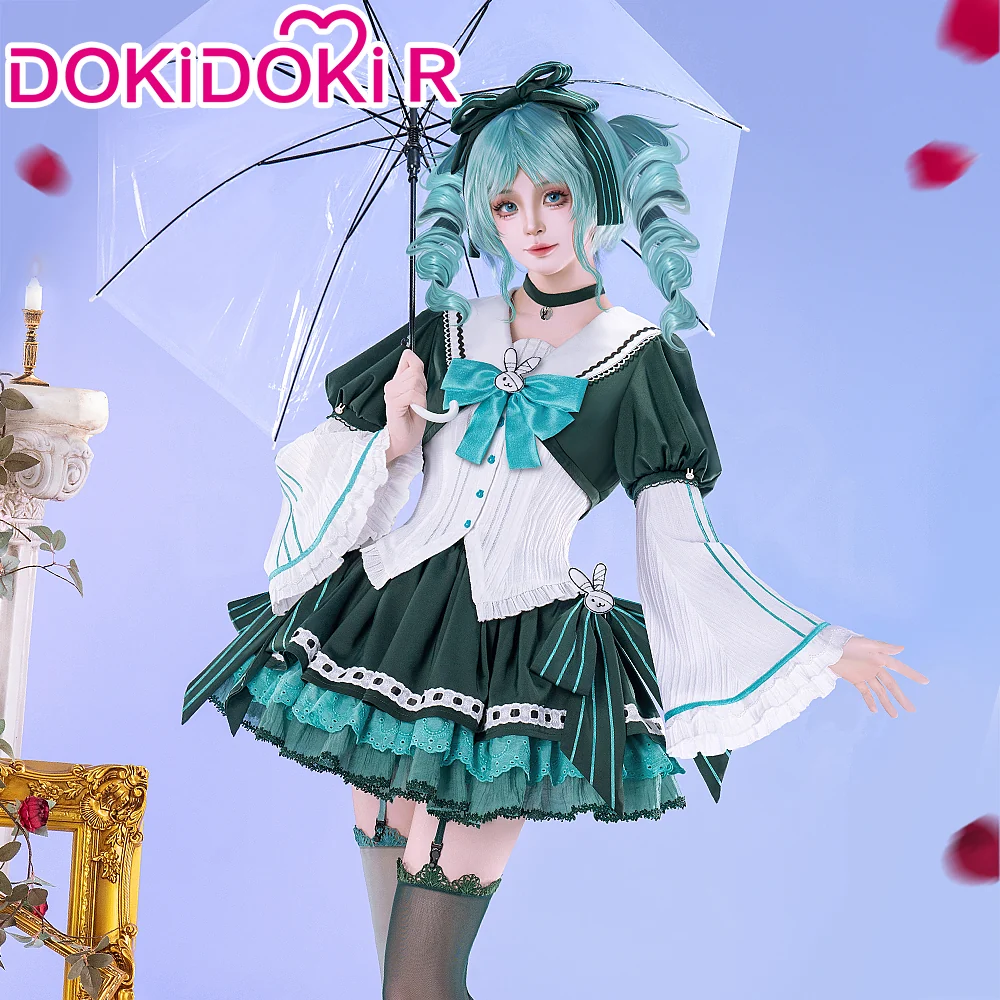 【In Stock】DokiDoki-R Cosplay Female Costume Green Dress Gothic - Image 2