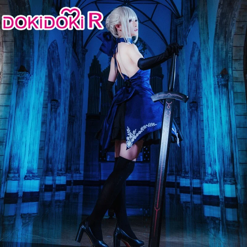 【In Stock】DokiDoki-R Fate/stay night Cosplay Arutoria Pendoragon Costume Dress Wome Saber Alter Cosplay - Image 6