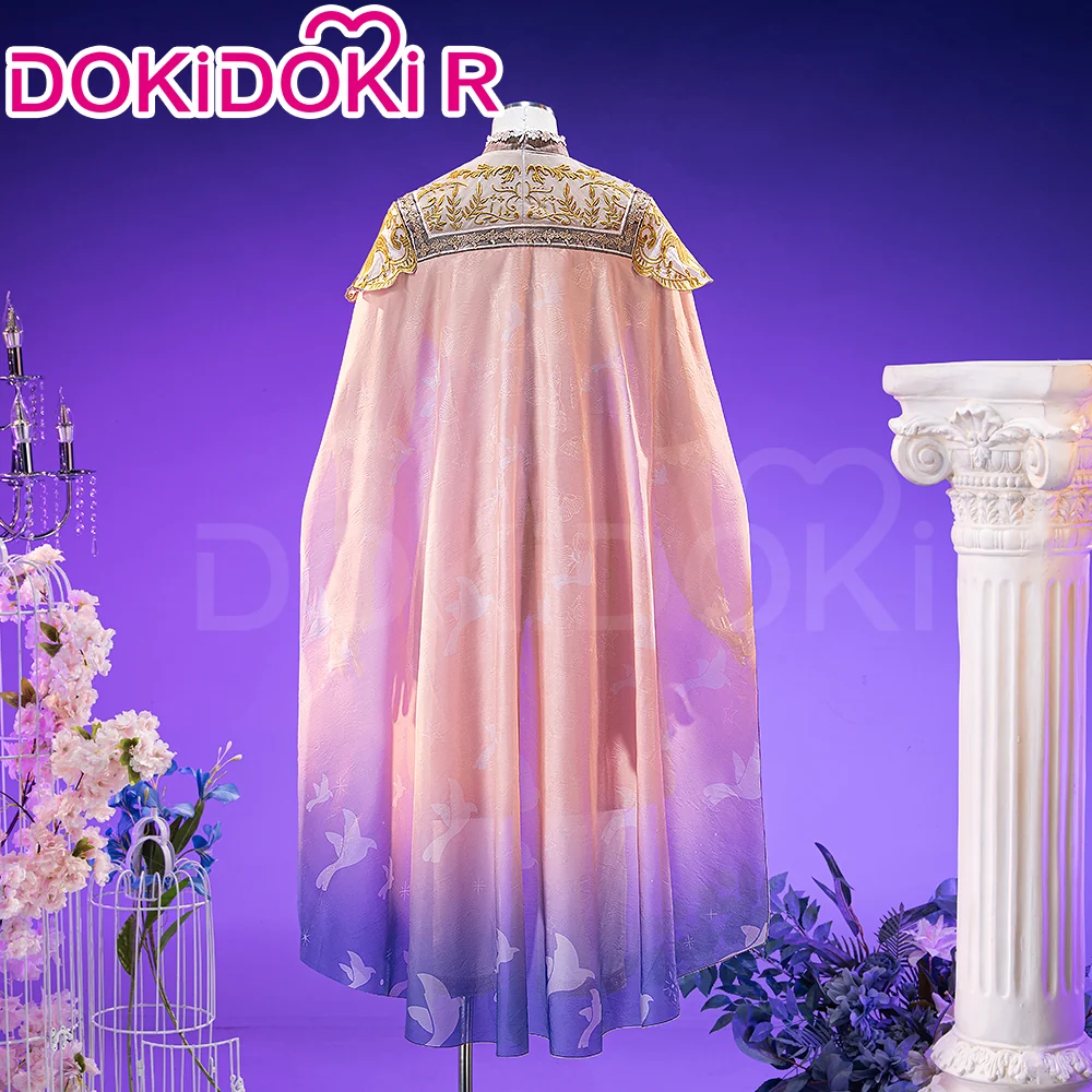 DokiDoki-R Game Anime Cosplay Costume Twilit Fit Purple Sleeve Cap - Image 2