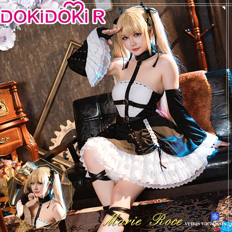 DokiDoki-R Game Azur Lane Cosplay Marie Rose Costume Dead or Alive - Image 6
