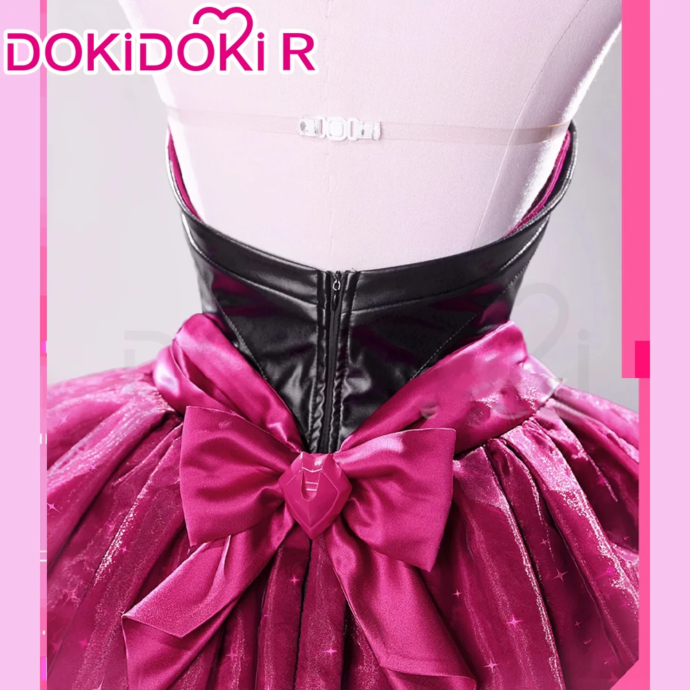 DokiDoki-R Game Cosplay Pink Dress Magical Girl Costume - Image 3