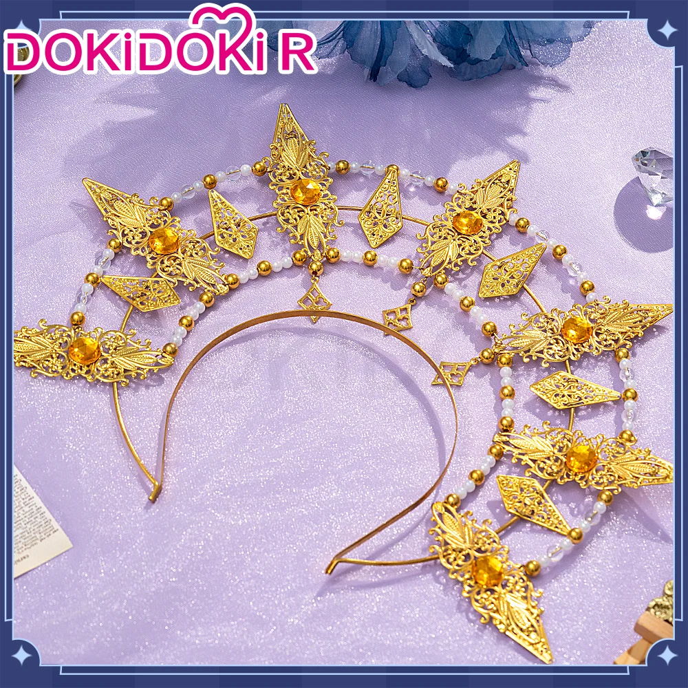 【In Stock】DokiDoki-R Game Genshin Impact Cosplay Furina Costume Tides Doujin Dress Fontaine Focalors - Image 7