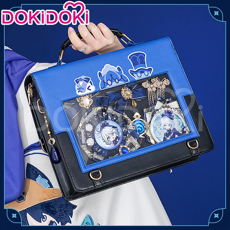 【In Stock】DokiDoki Game Genshin Impact Cosplay Furina Itabag Bag Doujin - Image 4