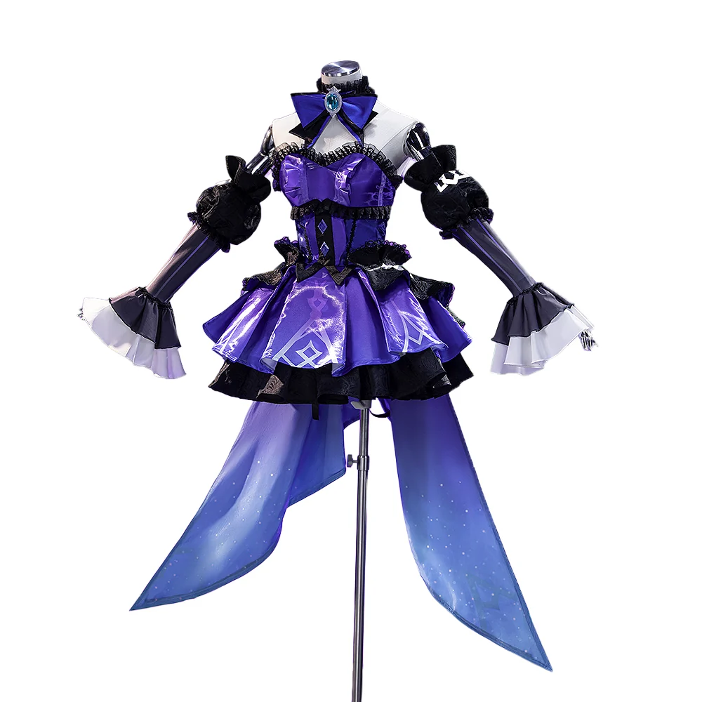 DokiDoki-R Game Genshin Impact Cosplay Miliastra Wonderland Luna II Legendary Set Skin Halloween Costume - Image 5