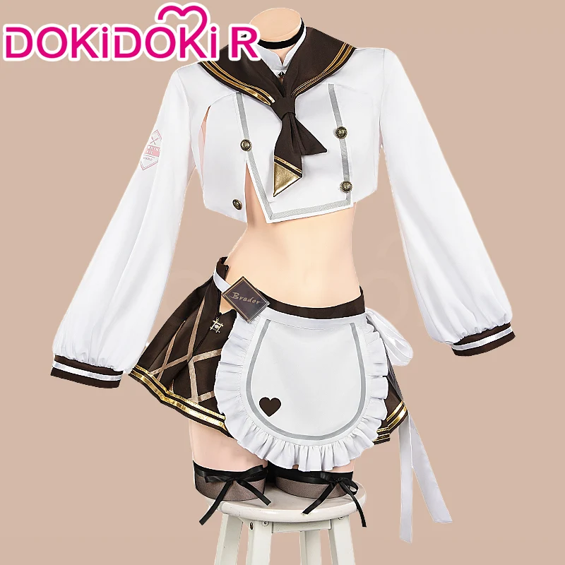 【Partially Ready For Ship】DokiDoki-R Game Cosplay Sexy Uniform Costume - Image 2