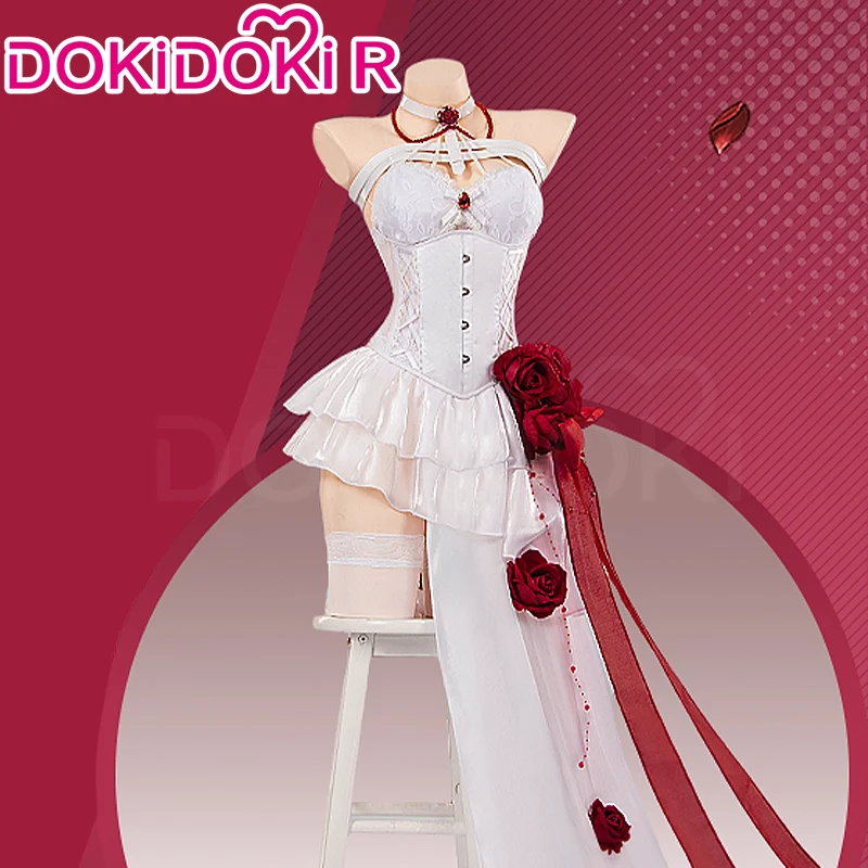 【In Stock】DokiDoki-R Game Cosplay Cosplay White Dress Costume Bonding Chain : Pain Eater - Image 3