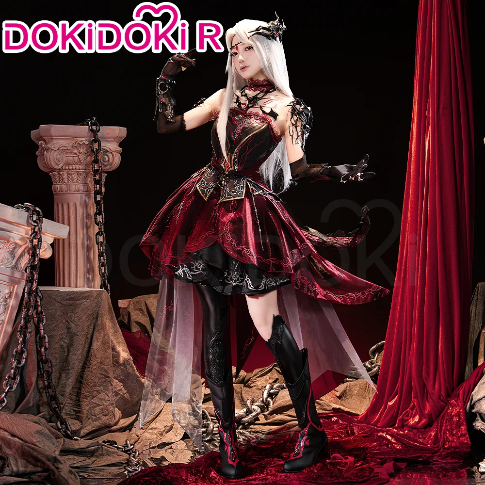 【Size XS-2XL】DokiDoki-R Game Love And Deepspace Cosplay Main Character Protagonist Where Drakeshadows Fall Costume Sylus MC Scarlet Passion