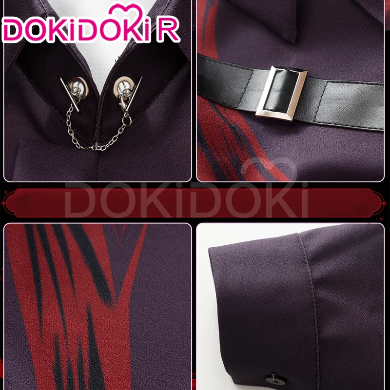 【S Ready For Ship】DokiDoki-R Game Love and Deepspace Cosplay Sylus Costume Black Suit Relentless Conqueror - Image 5