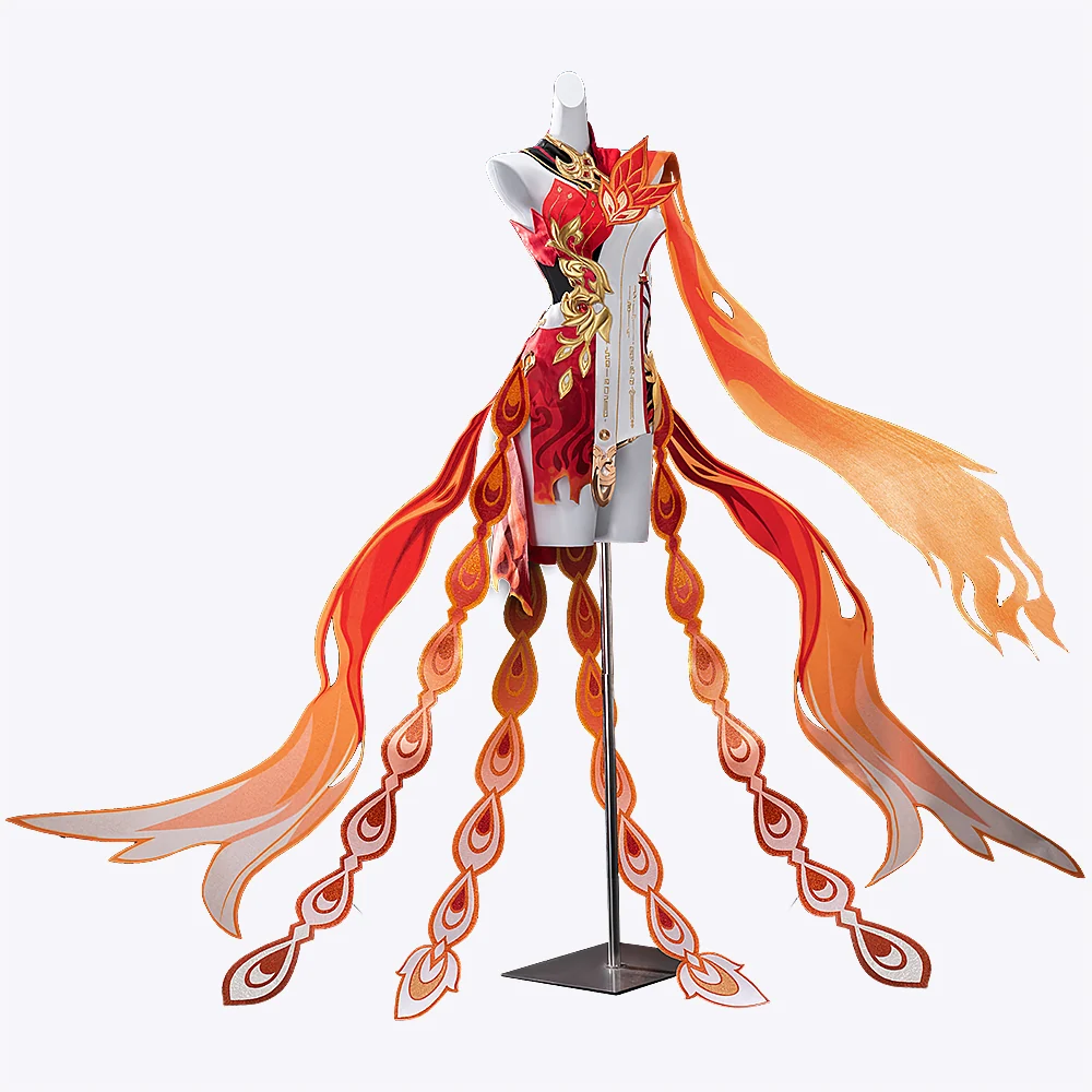 【S Ready For Ship】DokiDoki-R Honkai Impact 3rd Cosplay Fuhua Costume / Shoes Cover Fu Hua Fenghuang of Vicissitude - Image 6