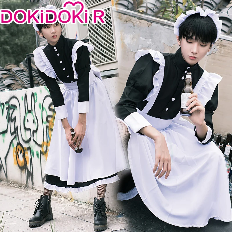 【Partially Ready For Ship】【Size M-3XL】DokiDoki-R Male Maid Cosplay  Costume Men  Gojo Satoru - Image 4