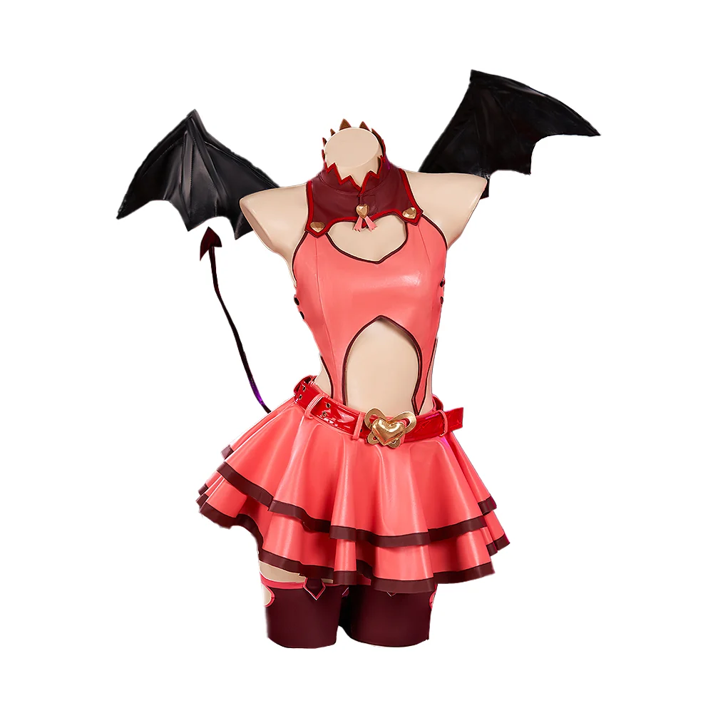 DokiDoki-R Cosplay Costume Heart Hunter Devil Dress Halloween - Image 5