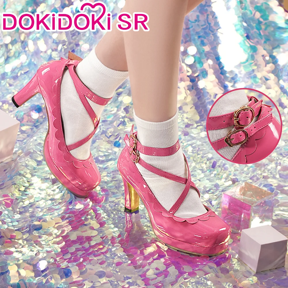 DokiDoki-SR Anime Aikatsu! Idol Activity Cosplay Hoshimiya Ichigo Shoes Pink Cute