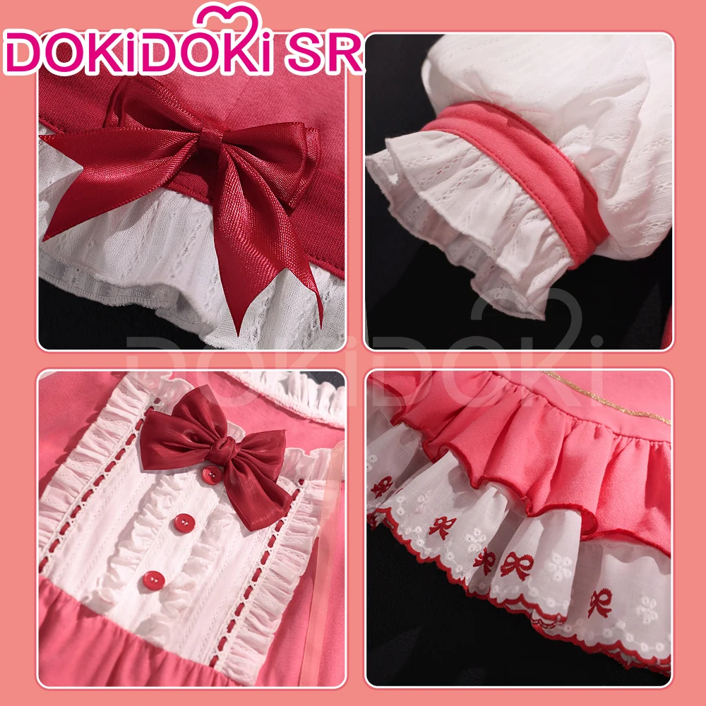 DokiDoki-SR Anime Card Captor Sakura Cosplay Kinomoto Sakura Costume Pink Pajamas / Nightgown Dress Summer Wear - Image 8