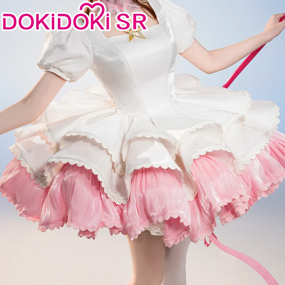 【2.0 Upgrade Ver】DokiDoki-SR Anime Card Captor Sakura Cosplay Kinomoto Sakura Costume Pink White Dress Cardcaptor Sakura - Image 2